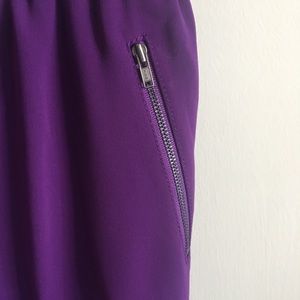 J. Crew Turner Pant in deep Purple